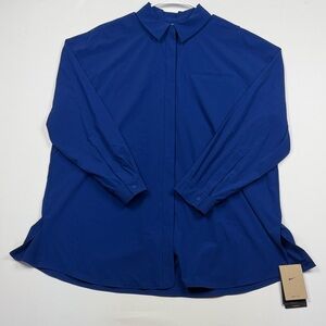 Nike Royal Blue Long Sleeve Shirt Women’s Large NWT